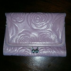Unique Brighton Tri-Fold Wallet Embossed Roses